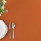 Rectangle Textured Tablecloth Waterproof Spillproof Wrinkle Free Table Cloth, Kitchen Dinning Tabletop Thanksgiving Decoration, Table Cover for Outdoor and Indoor, 52 x 70 Inch, Rust